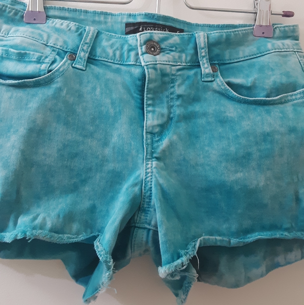 ☀Blue Mini Shorts - Picture 2 of 16